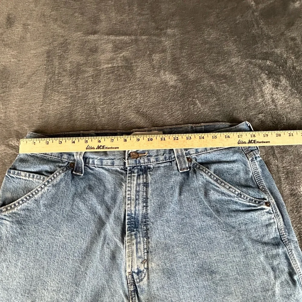 Levi Strauss Signature Gold Workwear Carpenter Jeans Mens 38x32 Blue Medium Wash
